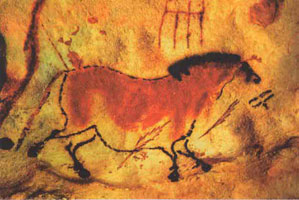 Лошадь (пещерная живопись)