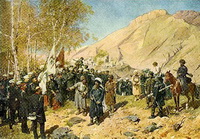 Пленение Шамиля (Ф.А. Рубо, 1886 г.)