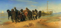 Бурлаки на Волге (И.Е. Репин, 1870-1873 г.)